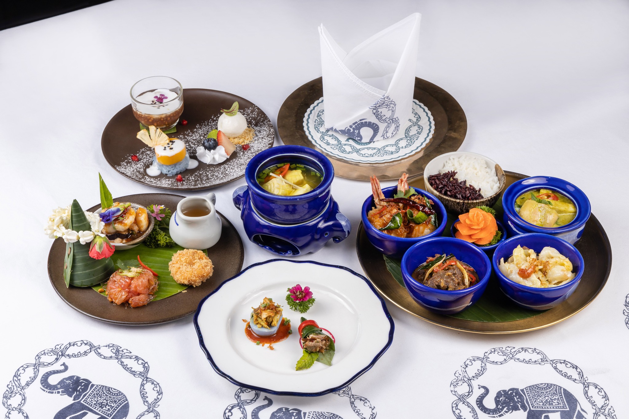 タイ料理の5コースをお楽しみください